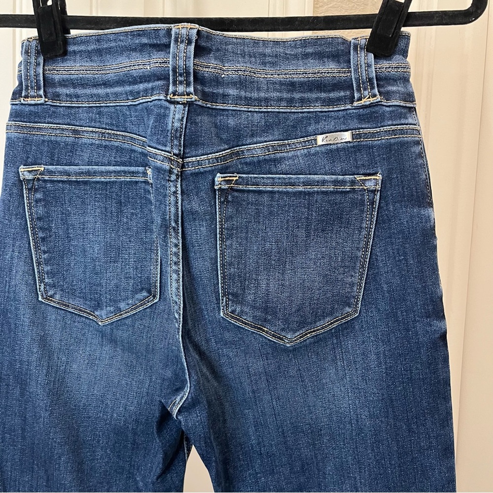 KanCan Dark Blue Flare Jeans - Picture 5 of 10